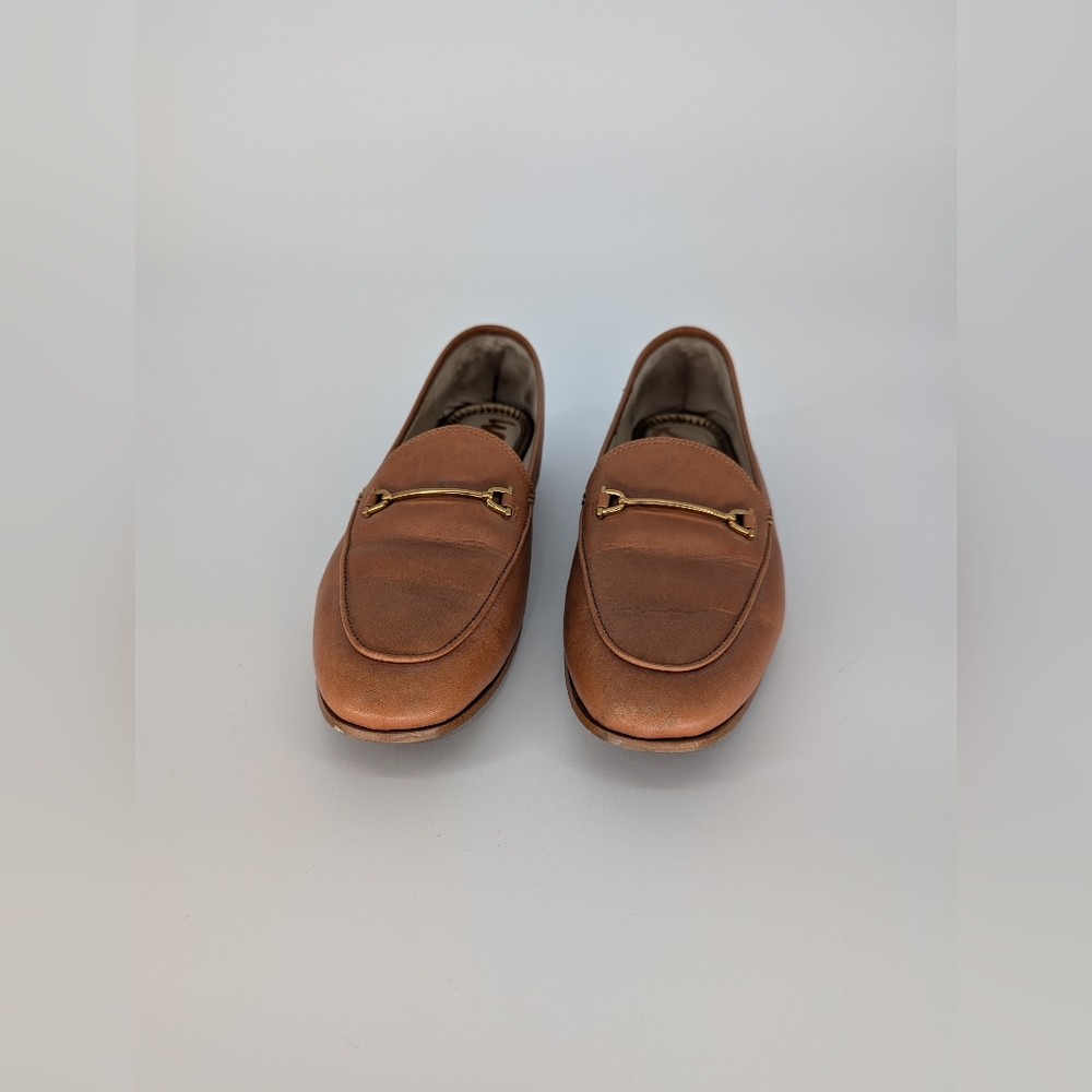 Sam Edelman Luce Horsebit Loafer Flats | Size 9.5 | Tan Cognac Leather - Picture 3 of 16